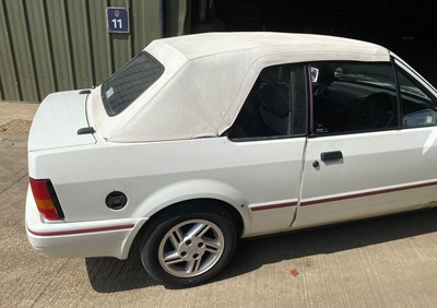 Lot 2918 - A 1989 Ford Escort XR3i Cabriolet. Reg No....