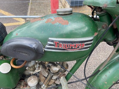 Lot 2931 - A 1954 Triumph 200cc motorcycle 
Registration...