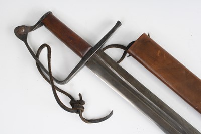 Lot 3442 - A reproduction model of a Medieval falchion,...