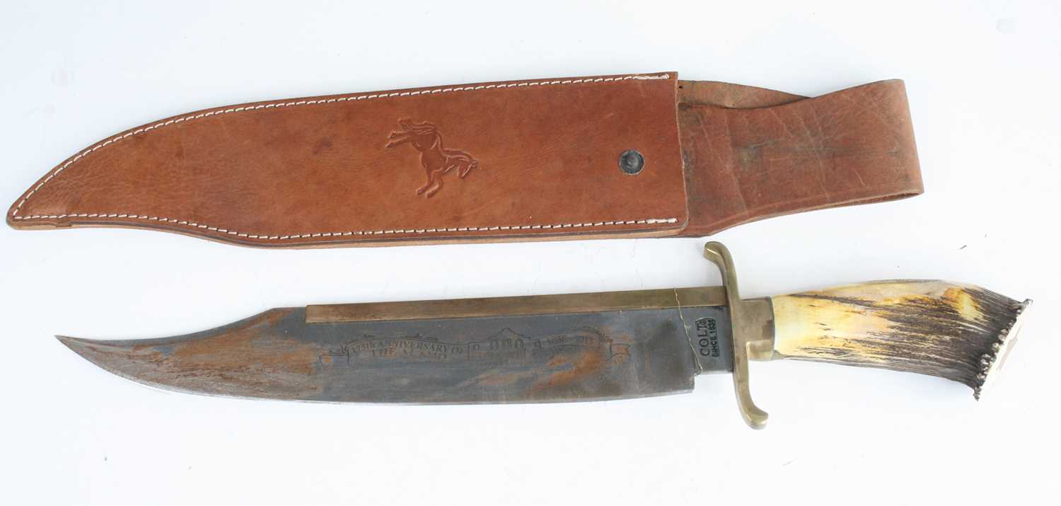 Lot 3458 - A 175th Anniversary of the Alamo Large Bowie...