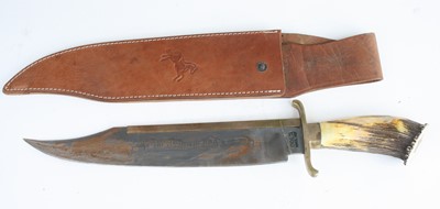 Lot 3458 - A 175th Anniversary of the Alamo Large Bowie...