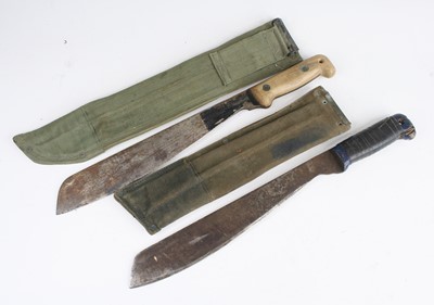 Lot 3476 - An Elwell KE 18731 machete, the 33cm blade...