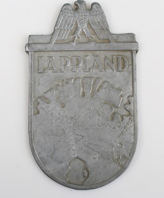 Lot 3481 - German Army Lapland (Lappland) Campaign Shield,...