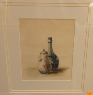 Lot 1053 - Minnie Wills - Me in my Best Hat, oil on...