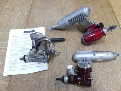 Lot 1501 - A collection of three loose model aircraft...