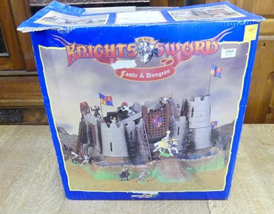Lot 1505 - A Britains boxed Knights of the Sword Castle &...