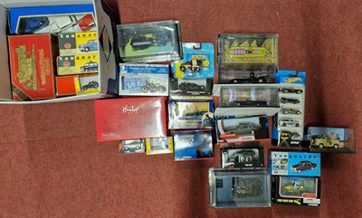 Lot 1509 - Two boxes of mixed diecast to include James...