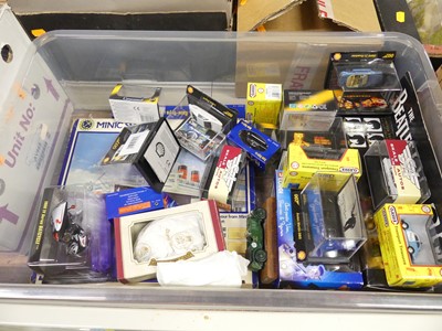 Lot 1529 - Two boxes of mixed diecast to inlcude Triang...