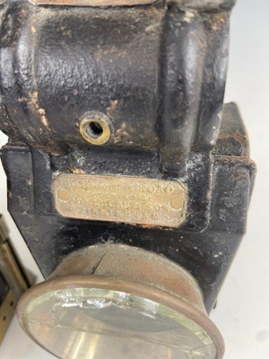Lot 2942 - A collection of vintage car lamps, to include...