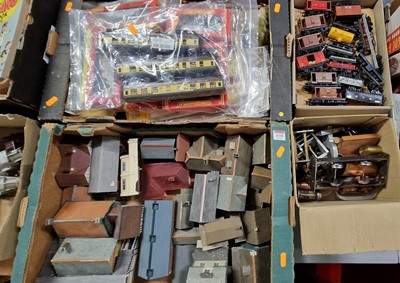 Lot 1538 - Four boxes of mainly Hornby and Triang 00...