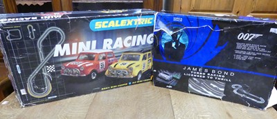 Lot 1568 - A pair of Scalextric and similar slot racing...