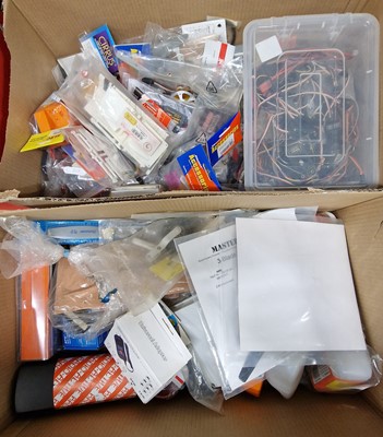 Lot 1582 - Two boxes of various Ripmax, Cirrus, Futaba,...