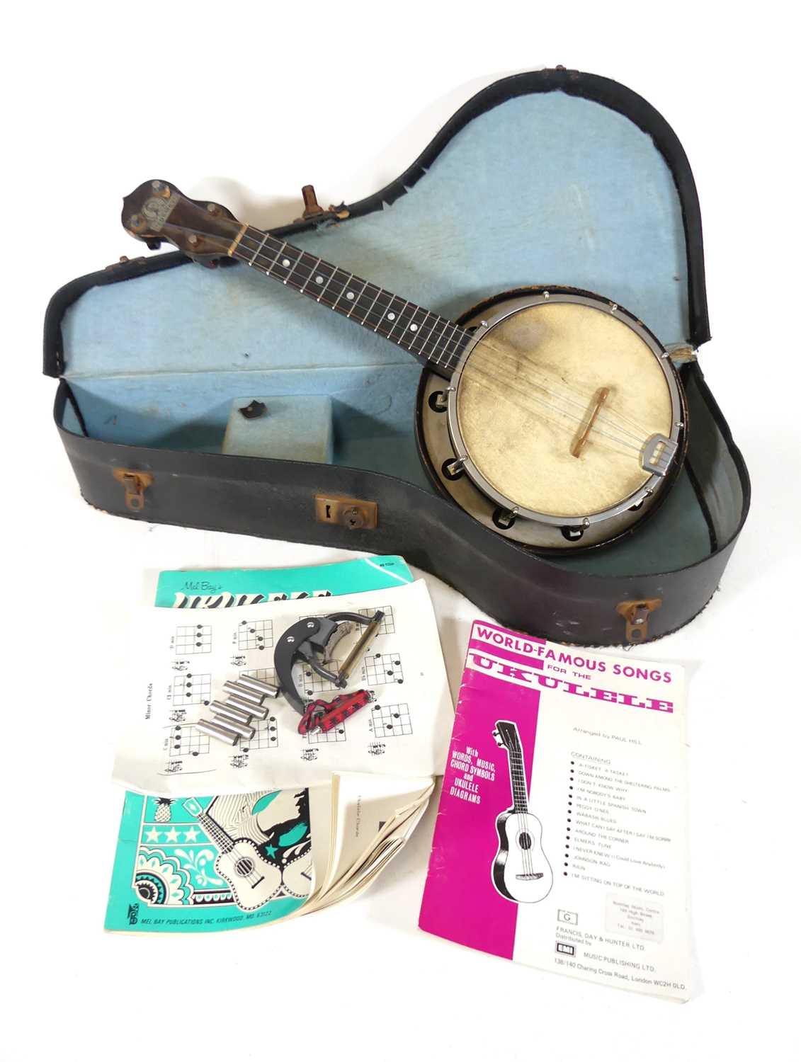Lot 179 - A mid 20th century George Formby ukulele banjo,...