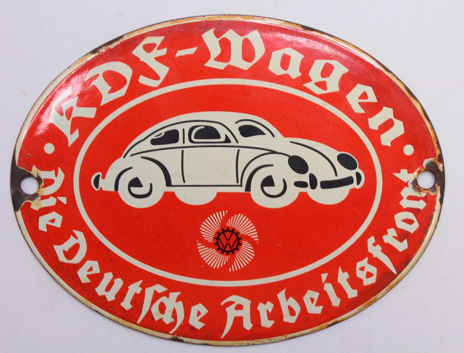 Lot 58 - Original Enamel on metal advertising sign for...