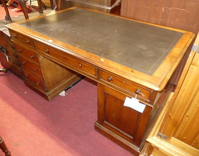 Lot 1377 - A mid-Victorian mahogany round cornered...