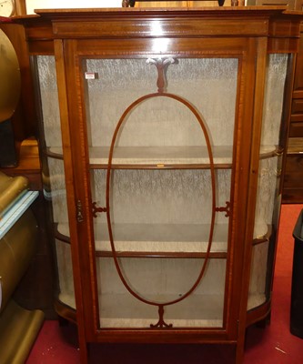 Lot 1394 - An Edwardian mahogany and satinwood inlaid...