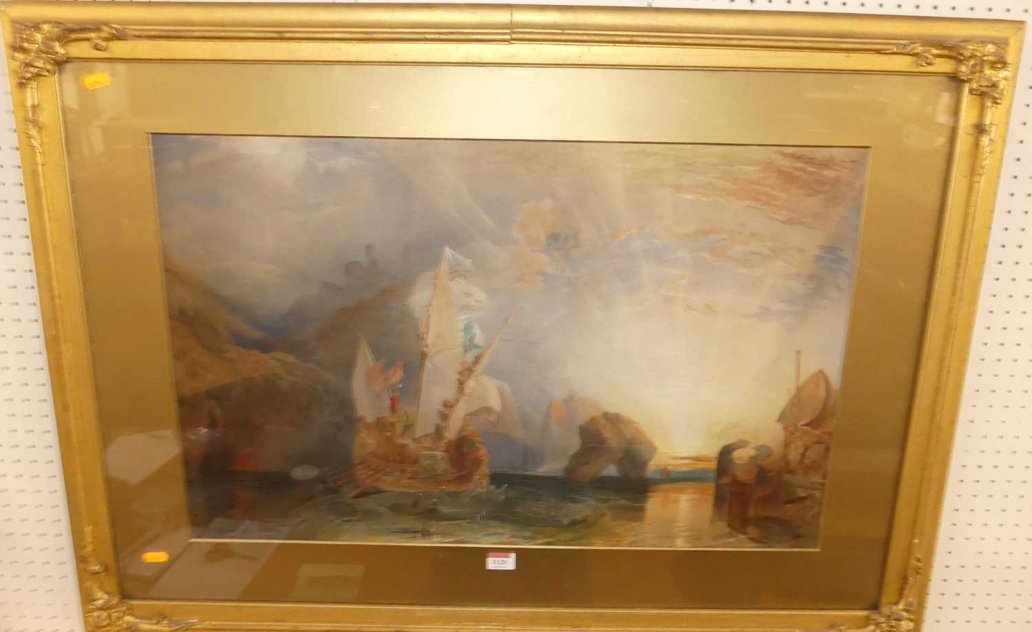 Lot 1120 - After JMW Turner - Ulysses Deriding Polyphemus,...