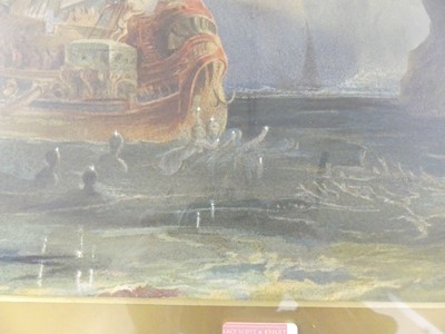 Lot 1120 - After JMW Turner - Ulysses Deriding Polyphemus,...