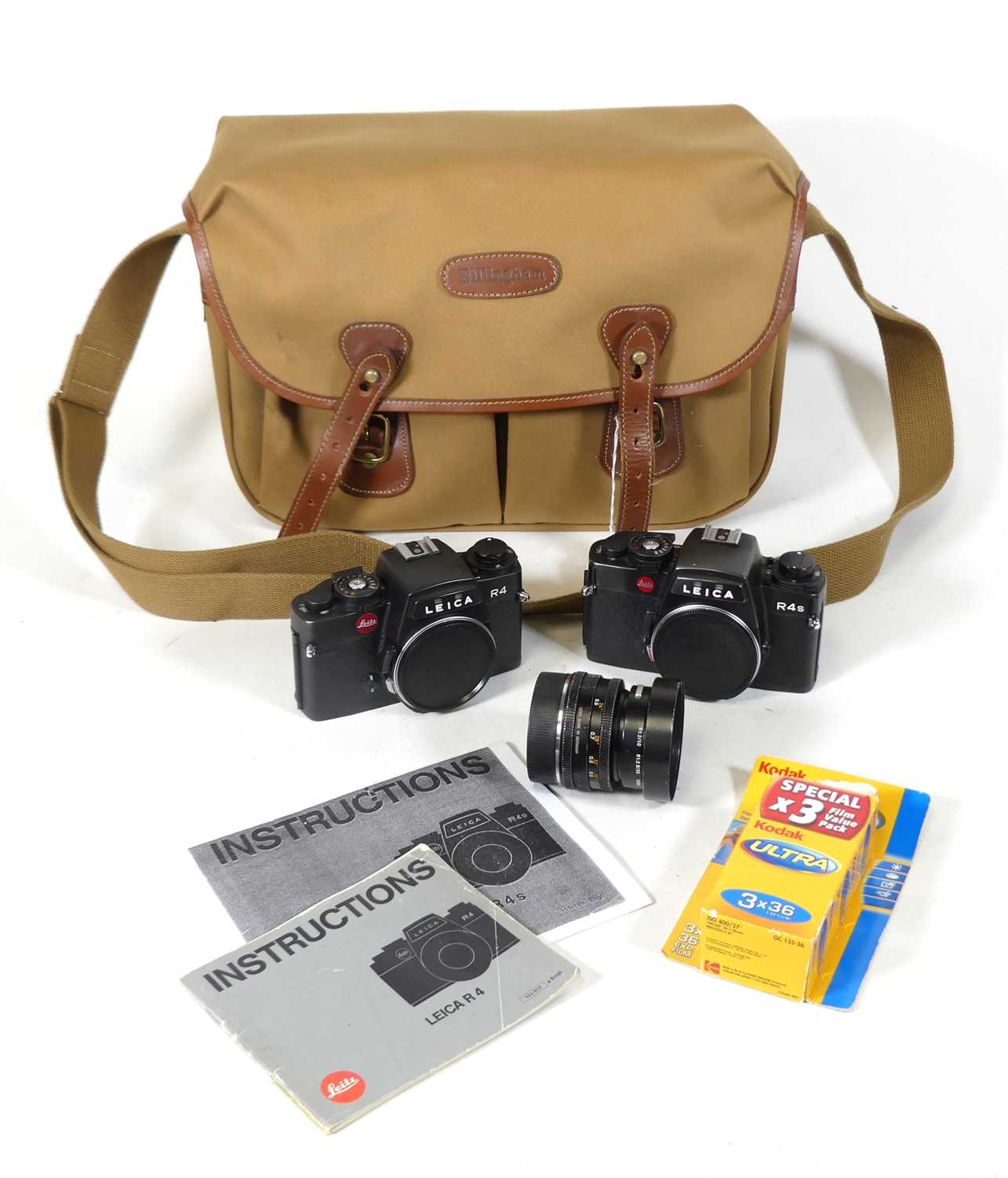 Lot 514 - A Leica R4 camera, togeteher with a Leica R4s,...