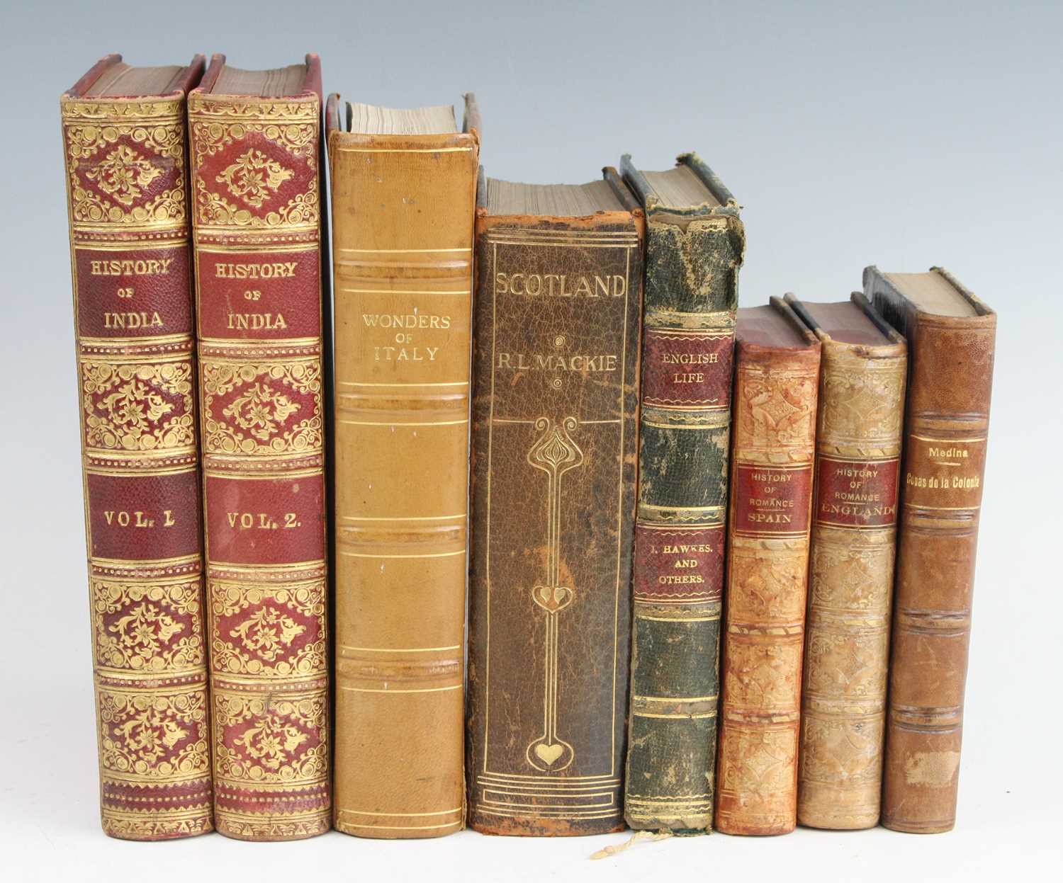 Lot 2008 - History / Travel / Topography, a collection of...