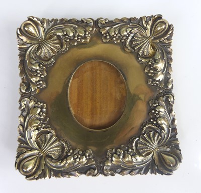 Lot 2127 - A George III silver-gilt portrait miniature...