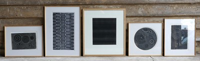 Lot 52 - Peter Jackson (1930-2019) - Dark Grid No.1,...