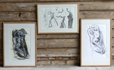 Lot 111 - Peter Jackson (1930-2019) - Dark Figure, mixed-...