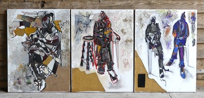 Lot 11 - Peter Jackson (1930-2019) - Three Abstract...