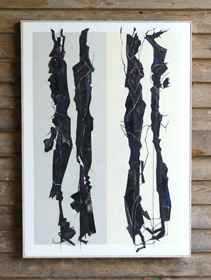 Lot 108 - Peter Jackson (1930-2019) - Edges, oil and...