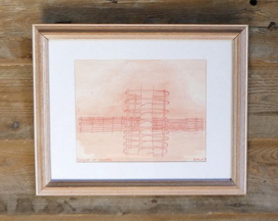 Lot 139 - Ann Hart (contemporary) - Railings at Ickworth,...