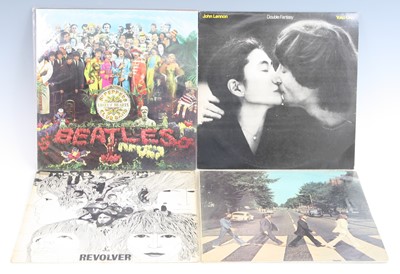 Lot 1097 - The Beatles and related, a collection of LP'...