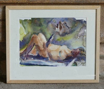 Lot 147 - Peter Jackson (1930-2019) - Reading in the Sun,...