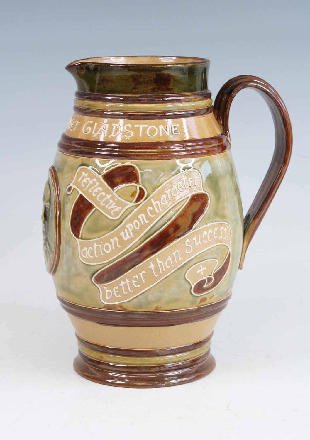 Lot 2067 - A Doulton Lambeth William Ewart Gladstone...