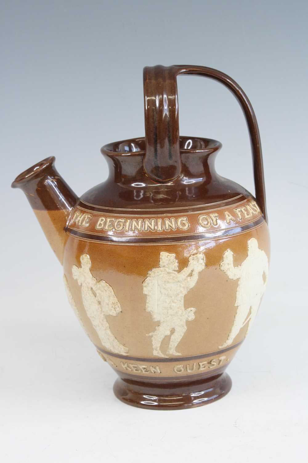 Lot 2060 - A Doulton Lambeth stoneware jug, having a...