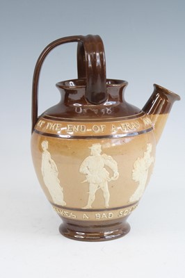 Lot 2060 - A Doulton Lambeth stoneware jug, having a...
