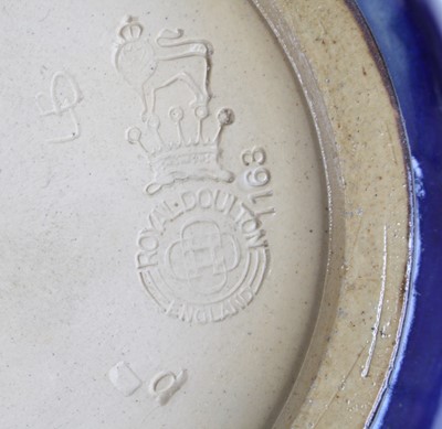 Lot 2074 - A Royal Doulton stoneware jug to commemorate...