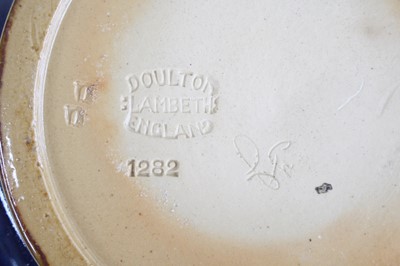 Lot 2075 - A Royal Doulton stoneware jug to commemorate...