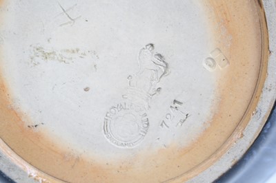 Lot 2075 - A Royal Doulton stoneware jug to commemorate...