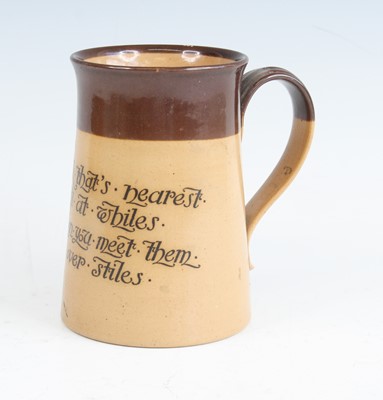 Lot 2069 - A Doulton Lambeth salt galzed stoneware...