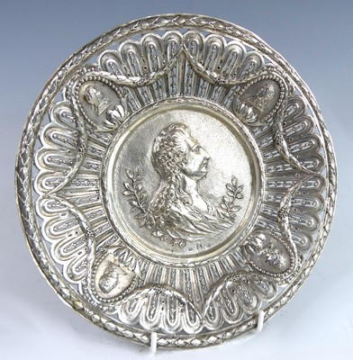 Lot 2129 - A late 19th century German silver fruit bowl,...