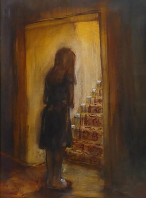 Lot 272 - Contemporary British School - Step, oil on...