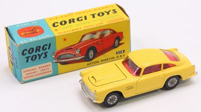 Lot 1590 - Corgi Toys No. 218 Aston Martin DB4, finished...