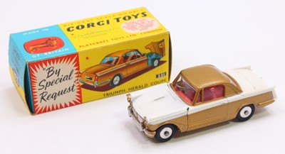 Lot 1599 - Corgi Toys No. 231 Triumph Herald Coupe...