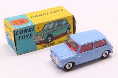 Lot 1612 - Corgi Toys No. 226 Morris Mini Minor in blue...