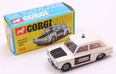 Lot 1616 - Corgi Toys No. 506 Sunbeam Imp "Panda" car,...