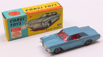 Lot 1622 - Corgi Toys No. 245 Buick Riviera comprising of...