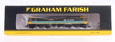 Lot 509 - Graham Farish N gauge 372-245 Class 47,...