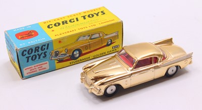 Lot 1630 - Corgi Toys No. 211S Studebaker Golden Hawk in...