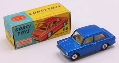 Lot 1638 - Corgi Toys No. 251 Hillman Imp in dark...