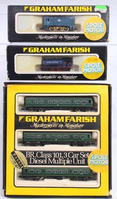 Lot 529 - Three Graham Farish N gauge locos to include a...
